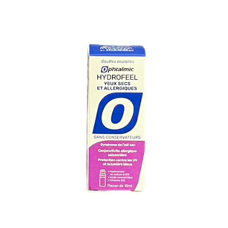 SOLUTION HYDRATANTE OPHTALMIC HYDROFEEL